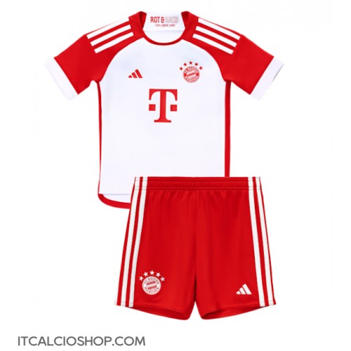 Bayern Munich Harry Kane #9 Prima Maglia Bambino 2023-24 Manica Corta (+ Pantaloni corti)
